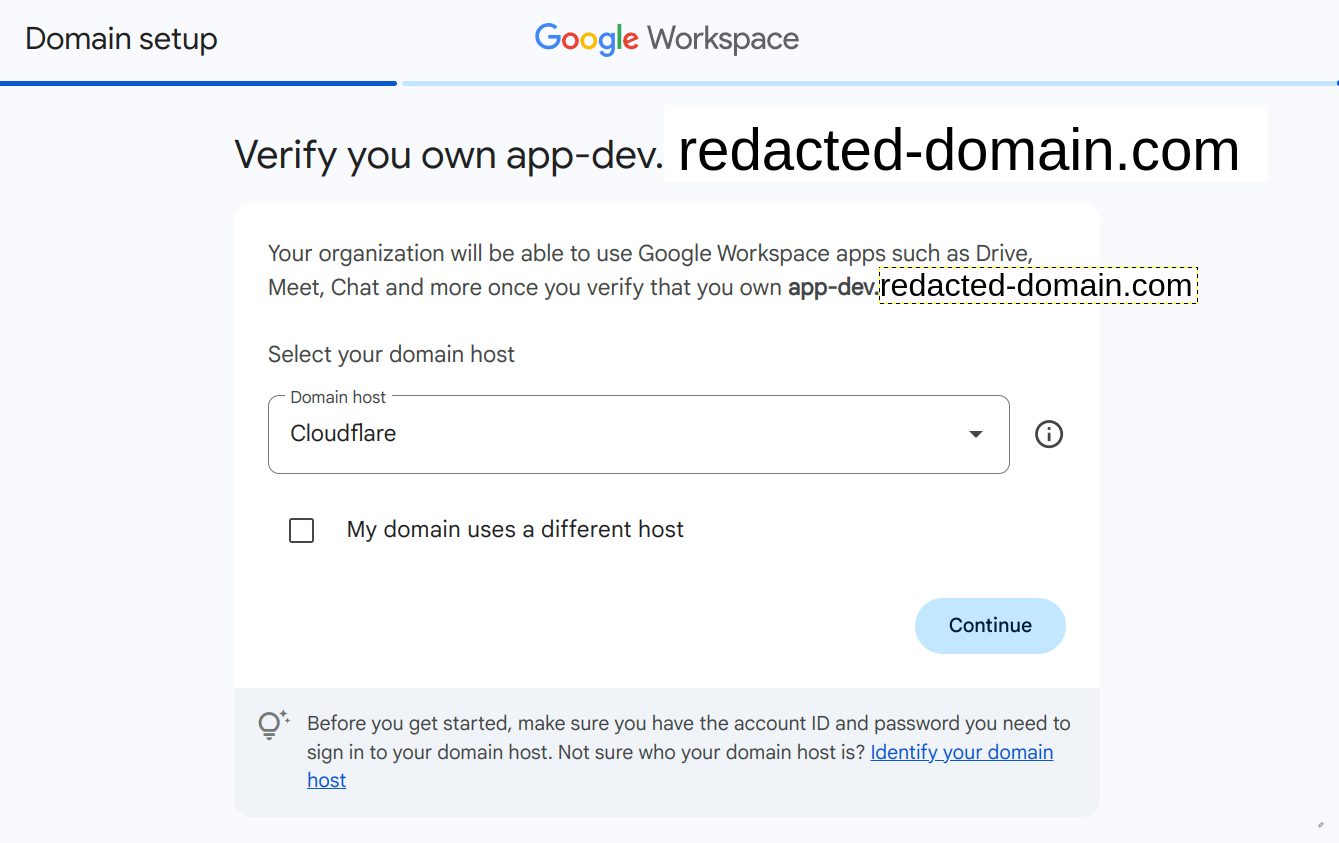 verify domain