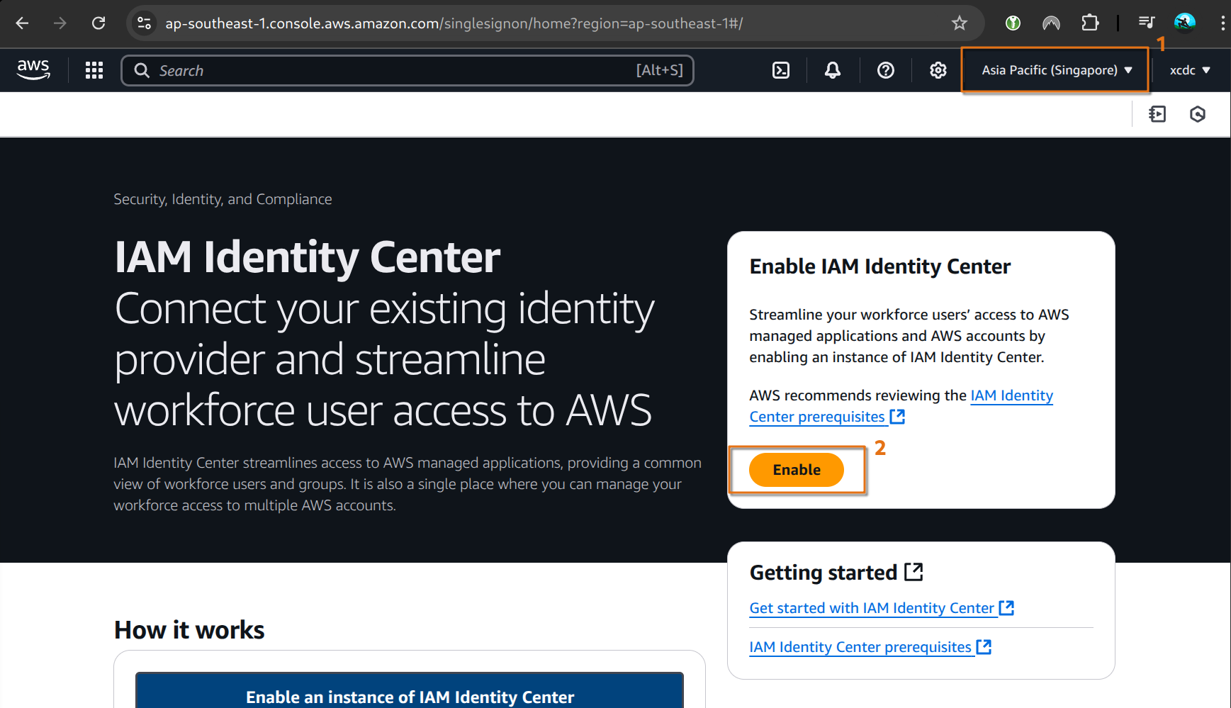20250412 enable identity center